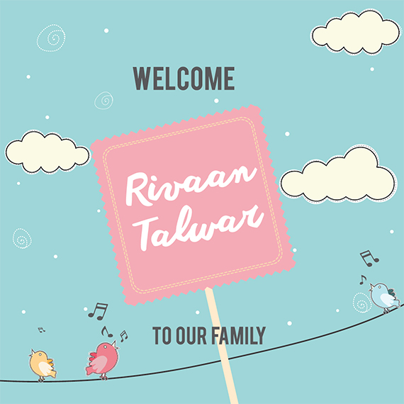 Rivaan Talwar Birthday Announcement Video