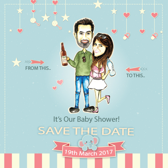 Rini Talwar - Save the Date Card Design